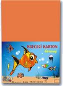 Karton A3 oranžový 180g. 50 listů
