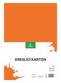 Karton A3 oranžový 180g. 50 listů