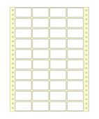 Samolepící etikety 48x27 4-řadé 20000 etiket