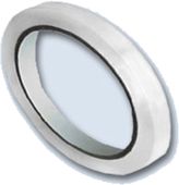 Lepící páska 9mm/66m bílá PVC
