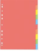 Rejstřík A4 10 listů barevný papír