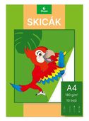 Kreslík A4 10listů /skicák/