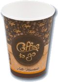 Kelímek papír.Coffe 420ml L pr.90mm 50ks