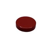 Magnet kulatý 20mm červený plast