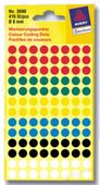 Samolepící etikety Zweckform kulaté 8mm mix barev 416 etiket