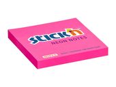 Bloček samolepící 76x76 Neonový růžový 100 listů Stick
