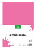 Karton A3 růžový 180g. 50 listů