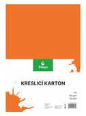 Karton A4 oranžový 180g. 50 listů