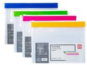 Spisové desky A4 PVC se zipem a textilem