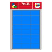 Samolepící etikety Laser 70x36 modré 2400 etiket