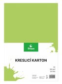 Karton A4 světle zelený 180g. 50 listů