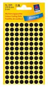 Samolepící etikety Zweckform kulaté 8mm černé 416 etiket