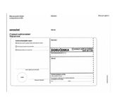 Obálka C5 doručenka bílá NCR s poučením