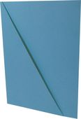 Desky papírové s rohem A4 modré