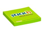 Bloček samolepící 76x76 Neonový zelený 100 listů Stick