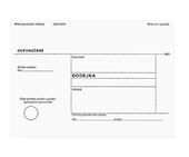 Obálka B6 dodejka bílá obyčejná 125x176