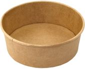 Miska papírová EKO na salát 183x160x65mm 1300ml 50ks kraft