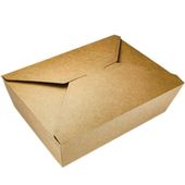 Papírový box EKO na jídlo 195x140x65mm 2000ml 50ks kraft
