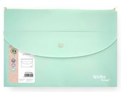 Spisové desky s drukem A4 zelená + kapsa 
