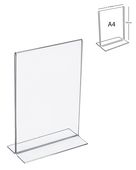 Plexi stojánek T A4 na výšku