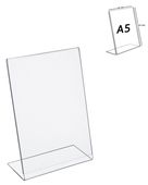 Plexi stojánek L A5 na výšku