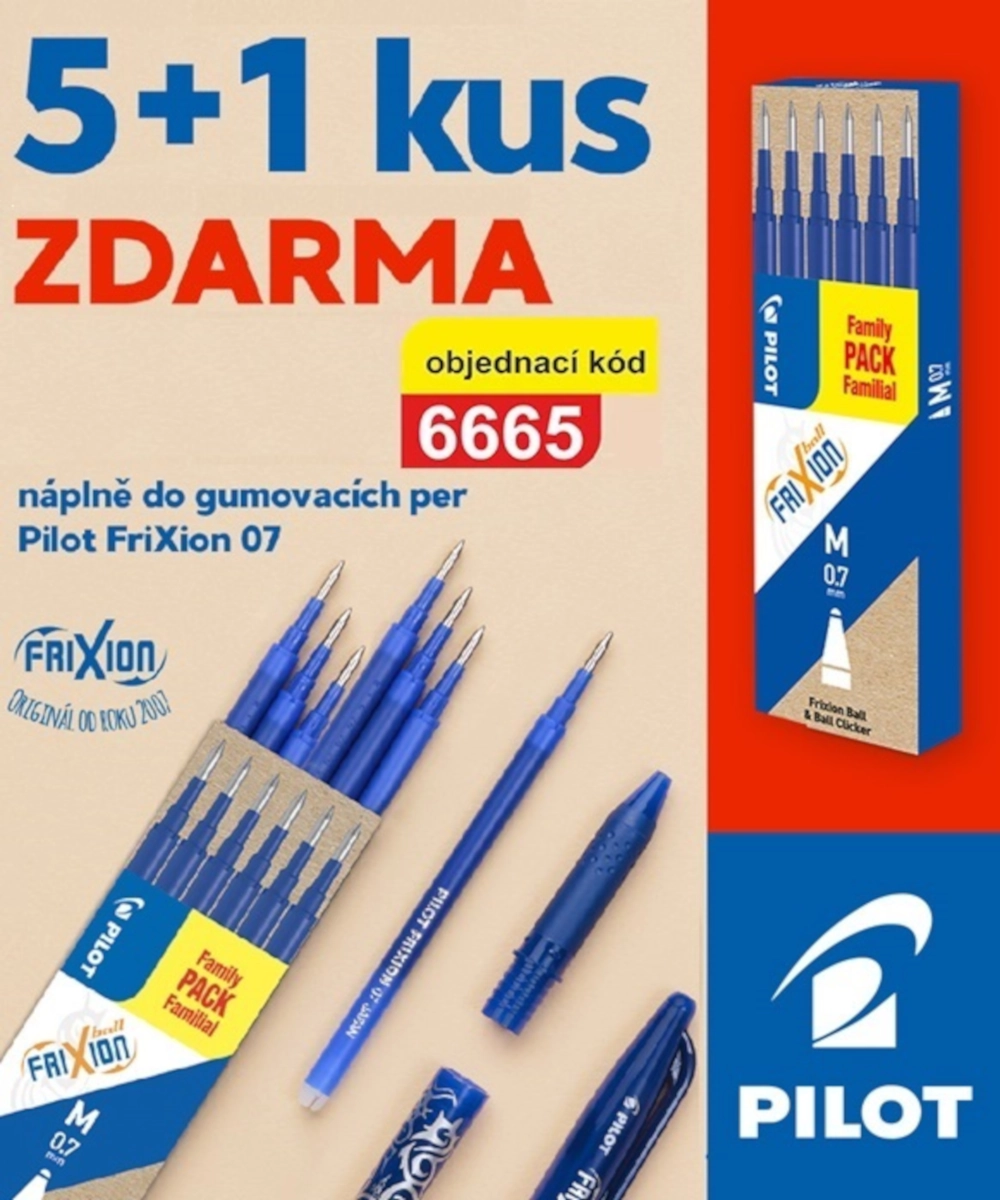 Frixion 5+1 ZDARMA