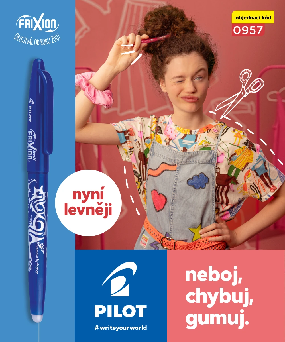 Pilot Frixion gumovací pero